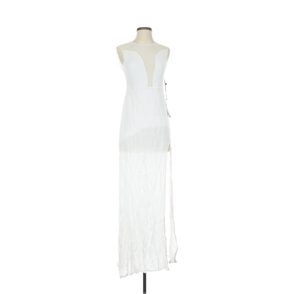 NWT • For Love & Lemons, Elegant White Sleeveless Maxi Dress